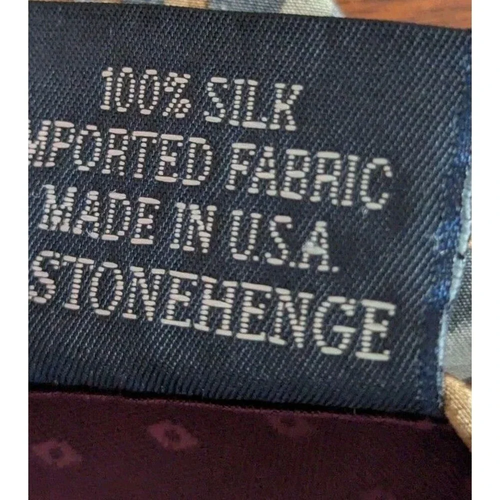 Lot of 4 Jerry Garcia Silk Ties 90s Vtg Stonehenge Paris Rain Landscape with Eye